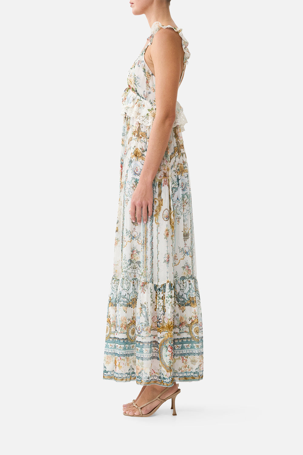 FRILL BRALETTE LONG DRESS BALLAD OF THE BIBLIOTHÈQUE