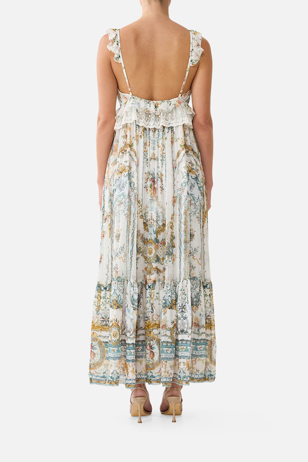 FRILL BRALETTE LONG DRESS BALLAD OF THE BIBLIOTHÈQUE