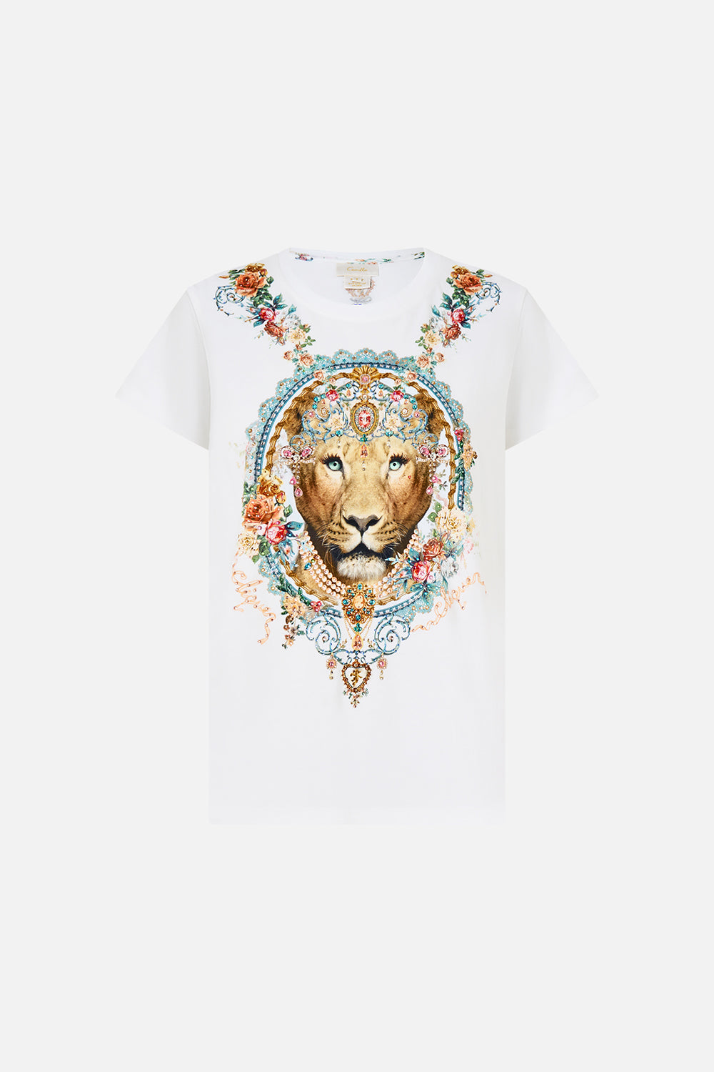 SLIM FIT ROUND NECK T-SHIRT BALLAD OF THE BIBLIOTHÈQUE