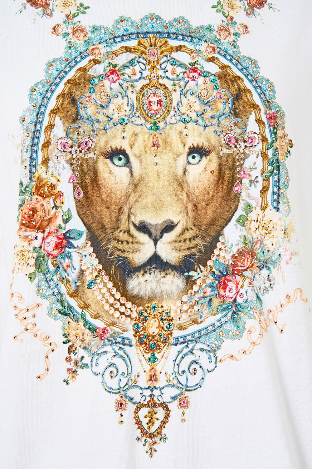 SLIM FIT ROUND NECK T-SHIRT BALLAD OF THE BIBLIOTHÈQUE