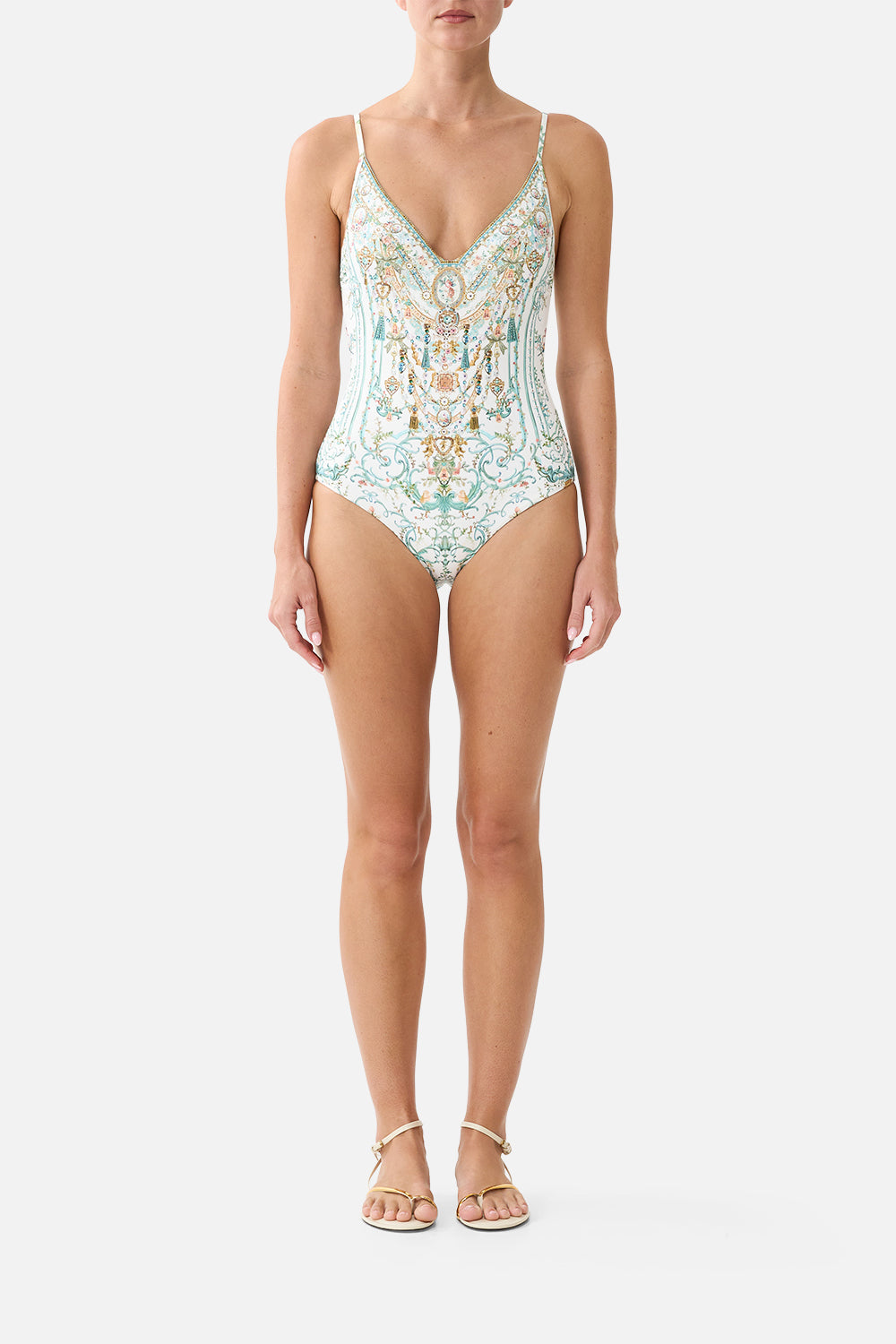 V NECK UNDERWIRE ONE PIECE W SCOOP BACK BALLAD OF THE BIBLIOTHÈQUE