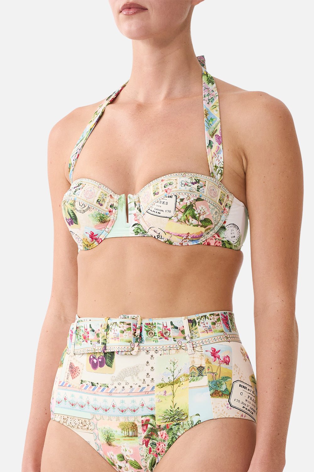 UNDERWIRE HALTER BRA LA BELLE BOTANIQUE