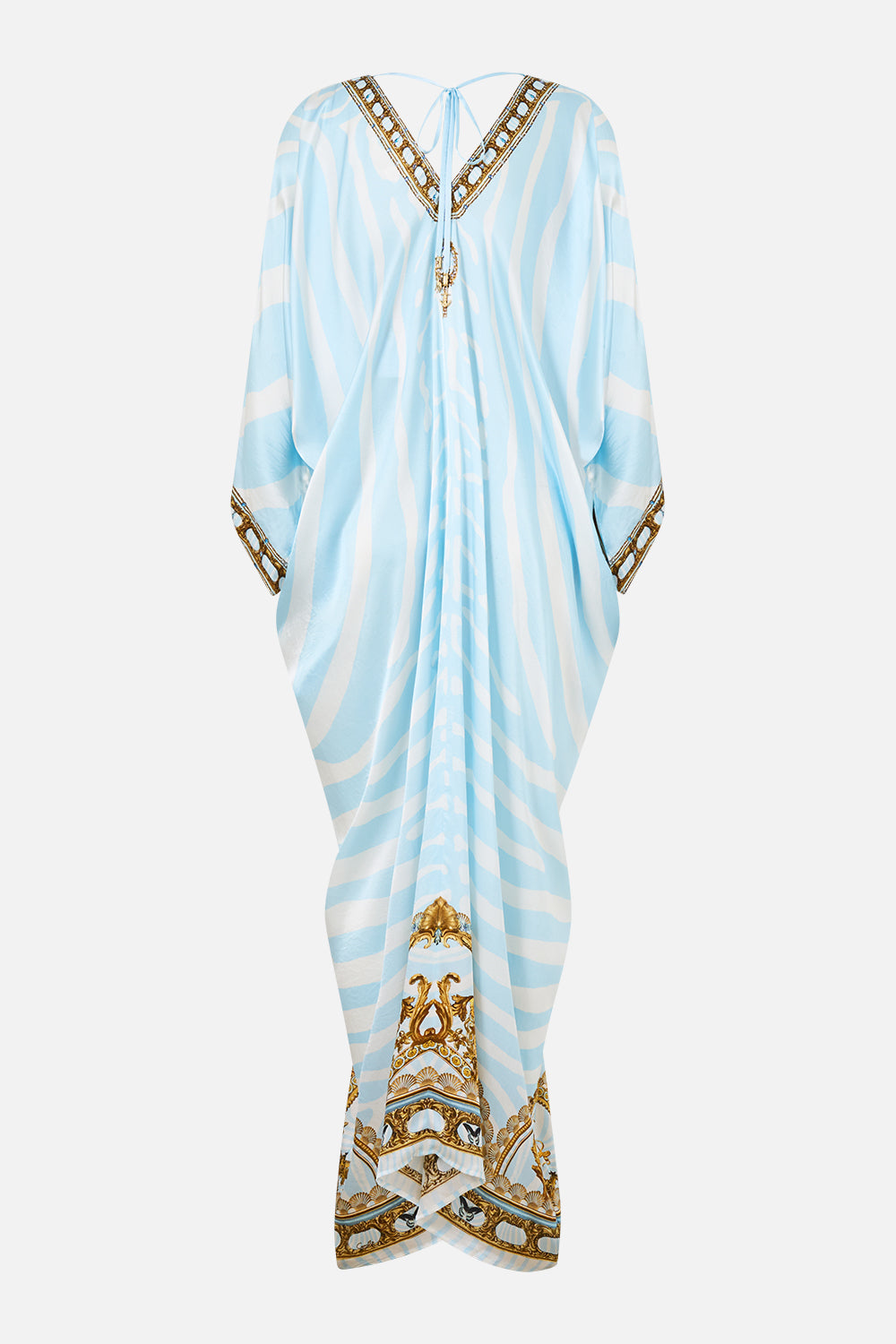 LONG DRAPED KAFTAN SPIRIT OF STRIPES