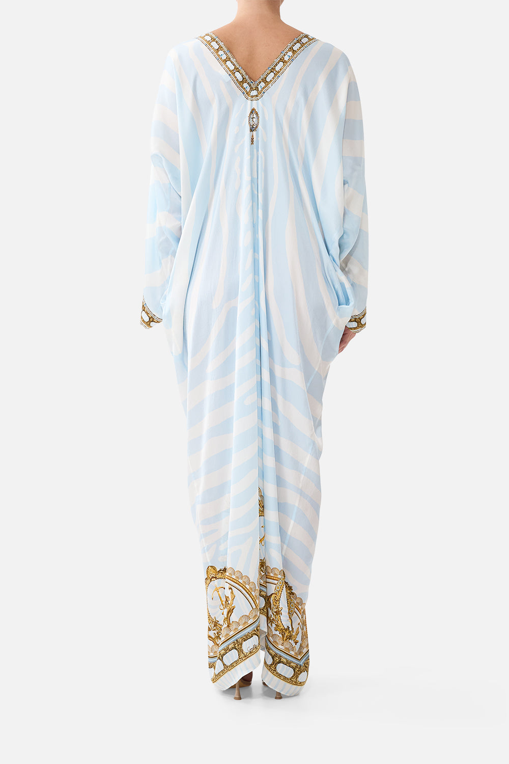 LONG DRAPED KAFTAN SPIRIT OF STRIPES