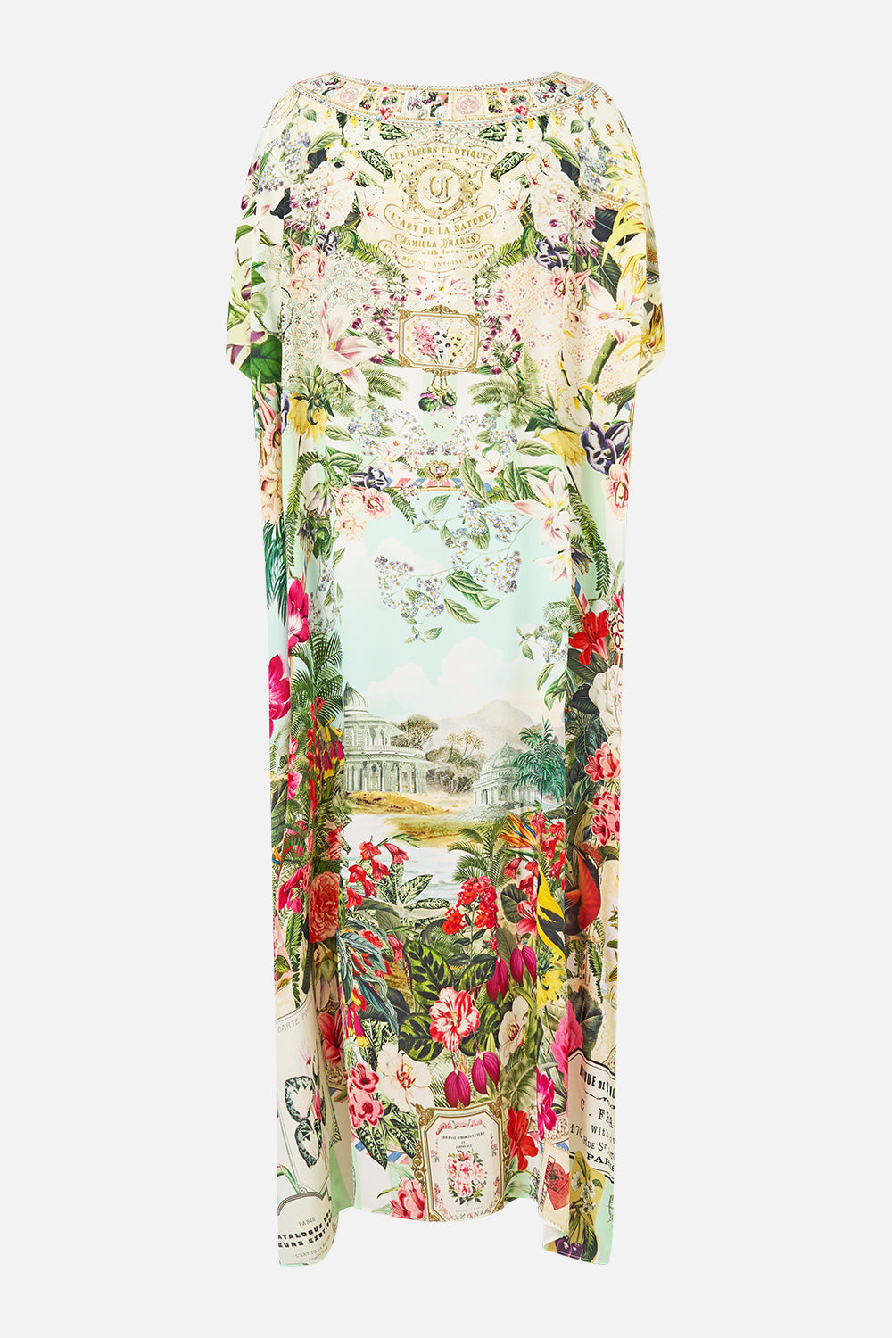 ROUND NECK KAFTAN LA BELLE BOTANIQUE