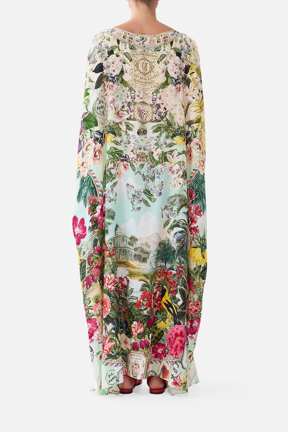 ROUND NECK KAFTAN LA BELLE BOTANIQUE