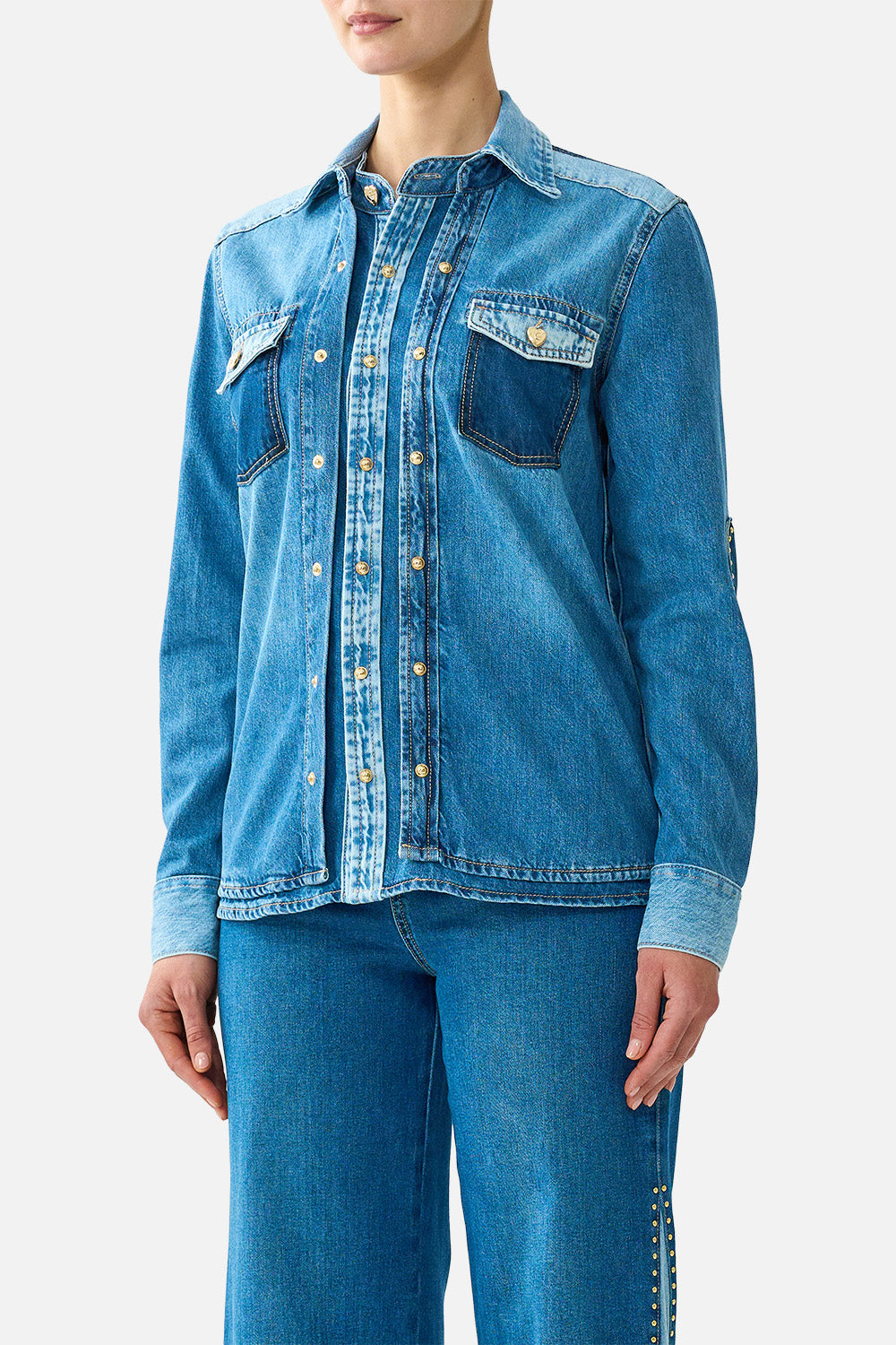 SOPHY RELAXED SHIRT DENIM
