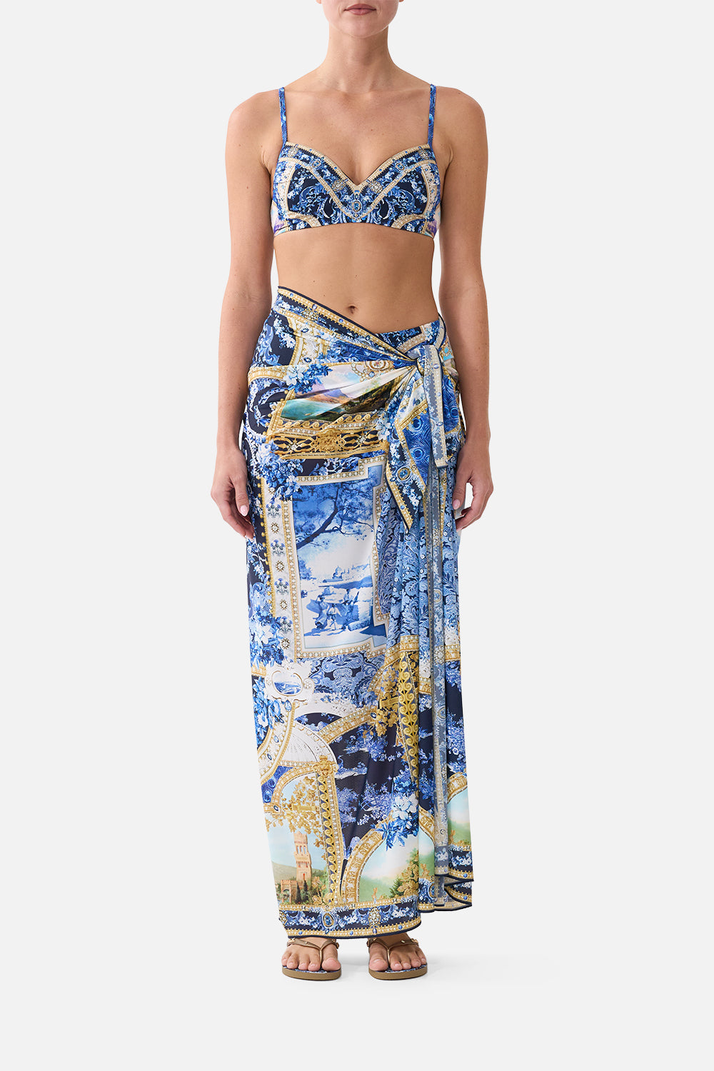 MULTI WEAR LONG SARONG SWEET SACRÉ BLEU