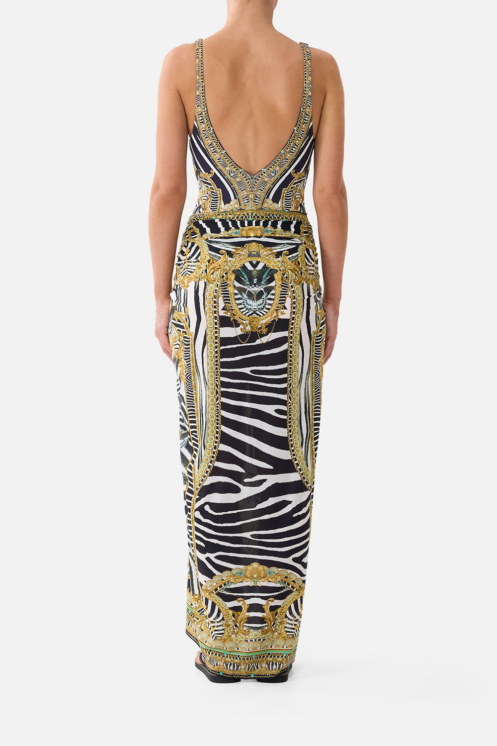 MULTI WEAR LONG SARONG ZIG ZAG ZOO