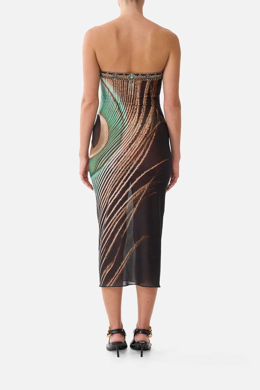 TUBE BEACH MIDI DRESS A WINK TO THE WILD