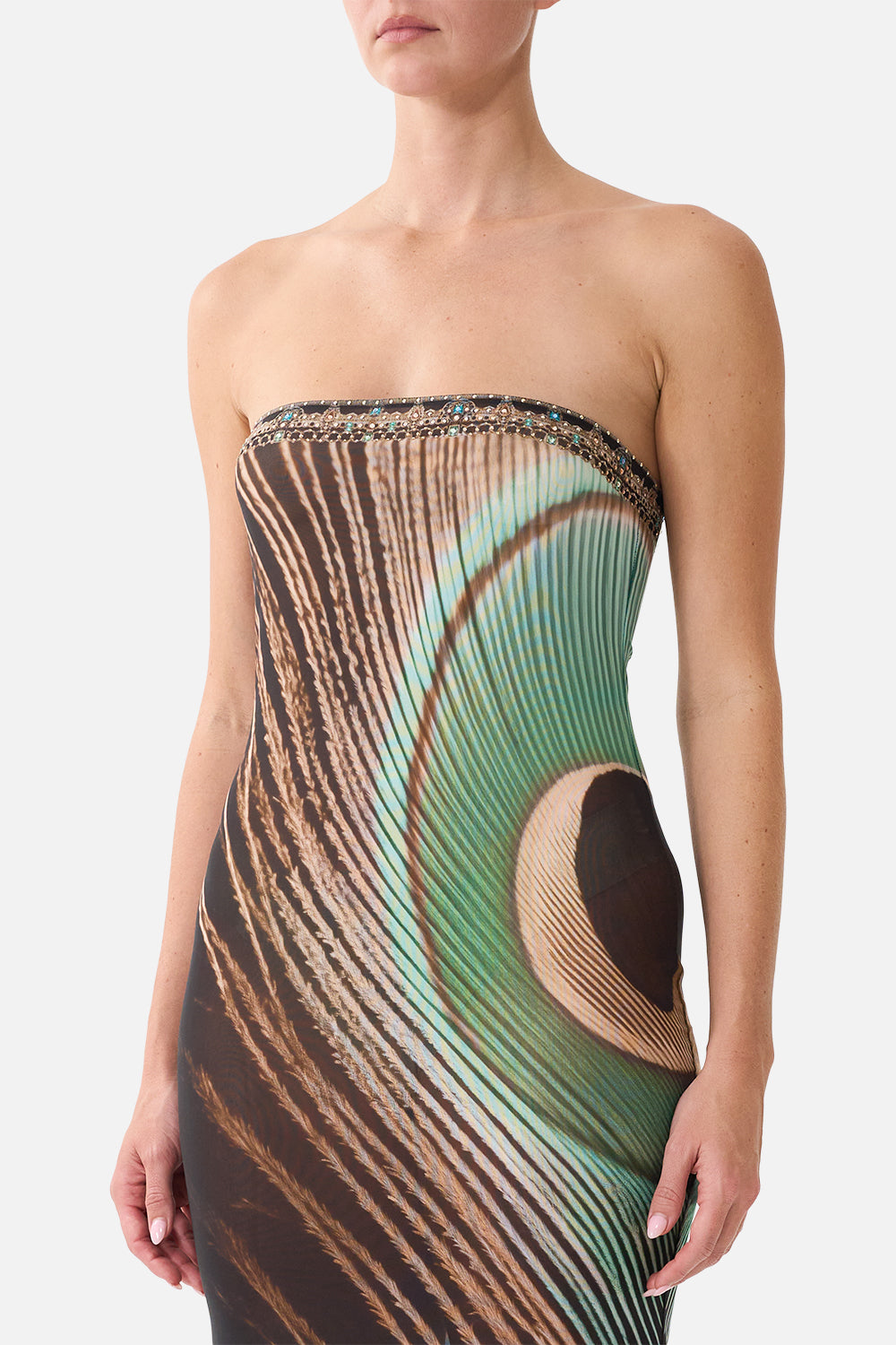TUBE BEACH MIDI DRESS A WINK TO THE WILD