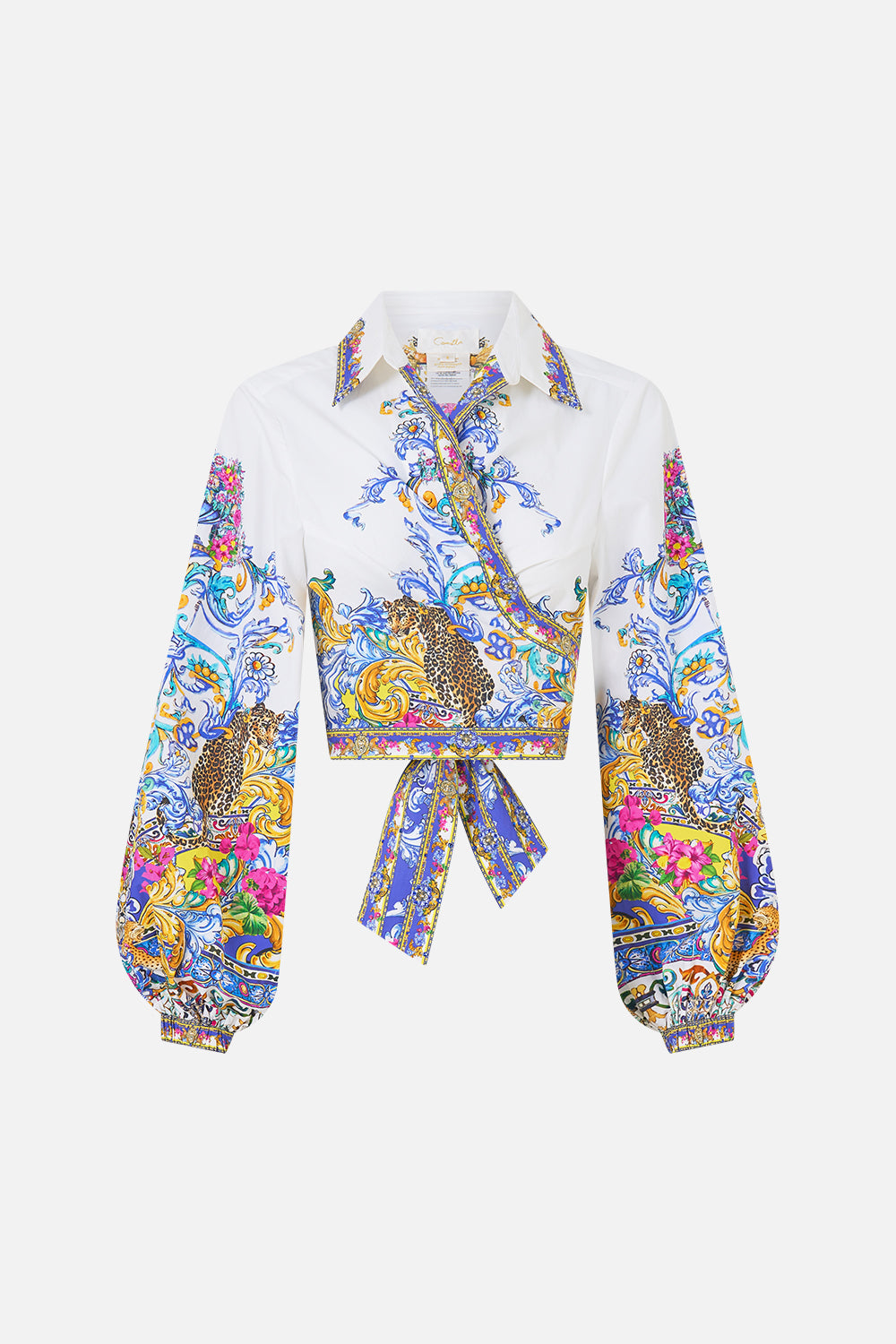 CROPPED WRAP SHIRT MILLA IN SEVILLA