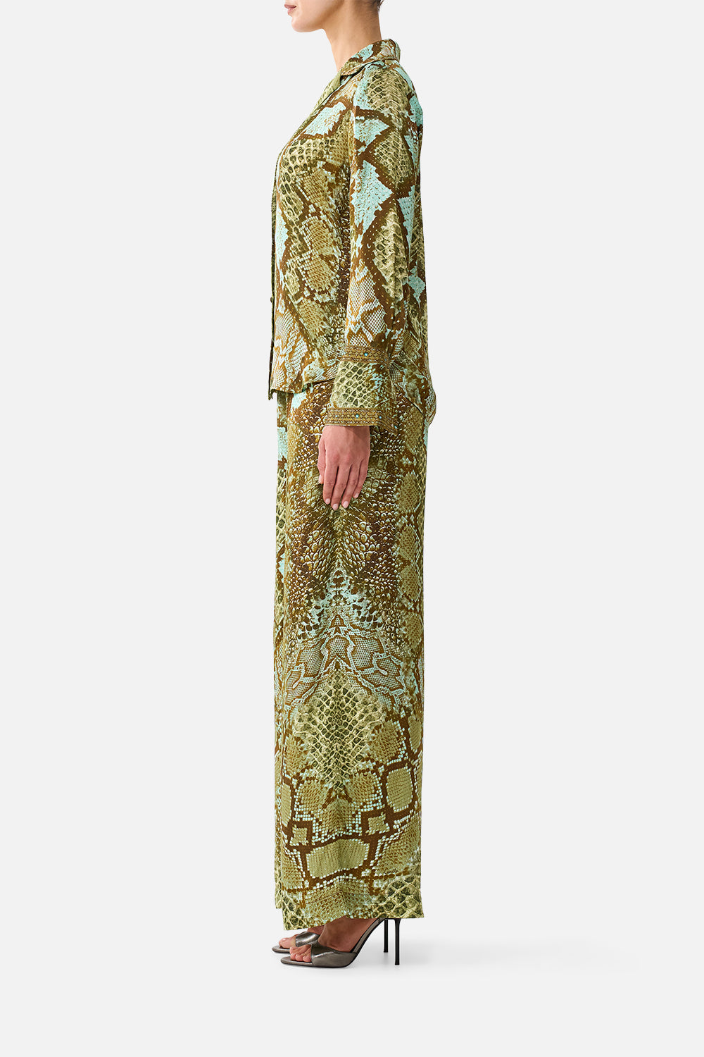 WIDE LEG WAISTED PANT MY SWEET SERPENTINE