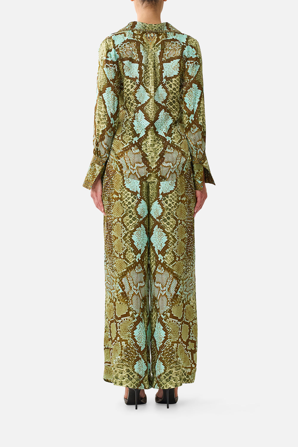 WIDE LEG WAISTED PANT MY SWEET SERPENTINE