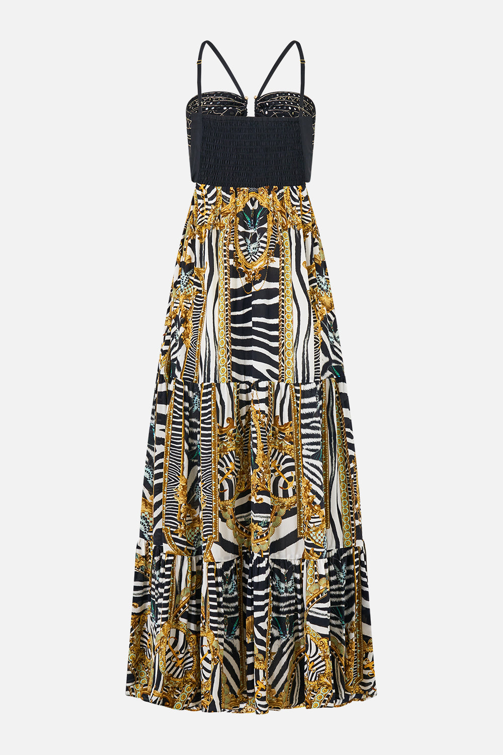 GATHERED CUT OUT DRESS ZIG ZAG ZOO
