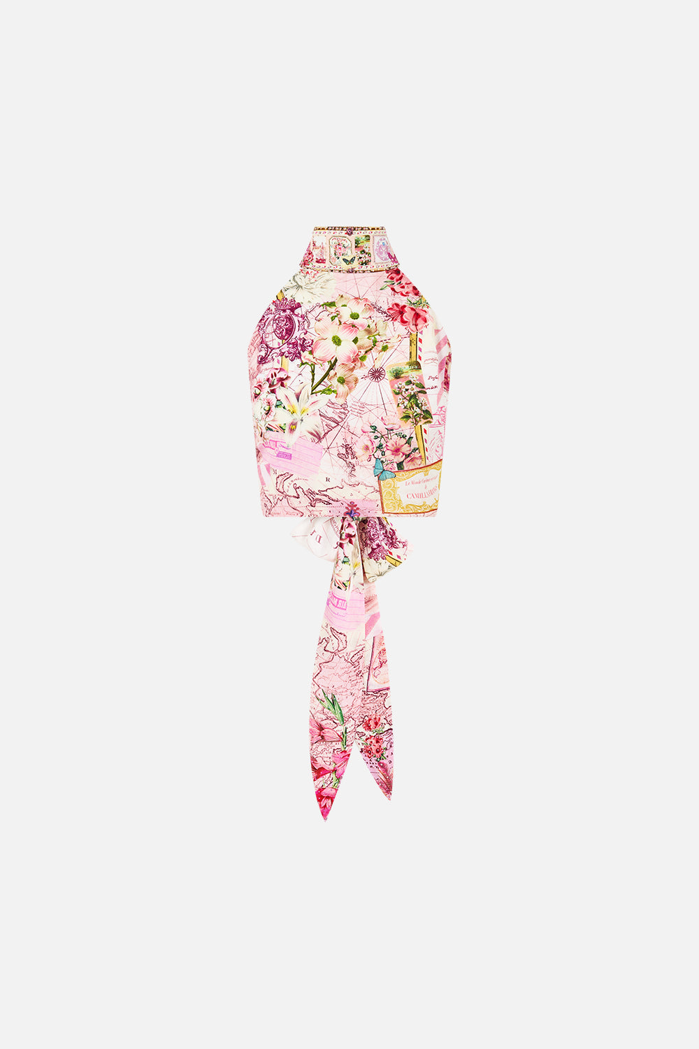 HALTER TIE BACK TOP JOURNAL DE VOYAGE