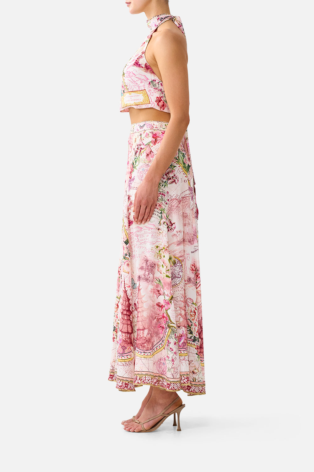 HALTER TIE BACK TOP JOURNAL DE VOYAGE