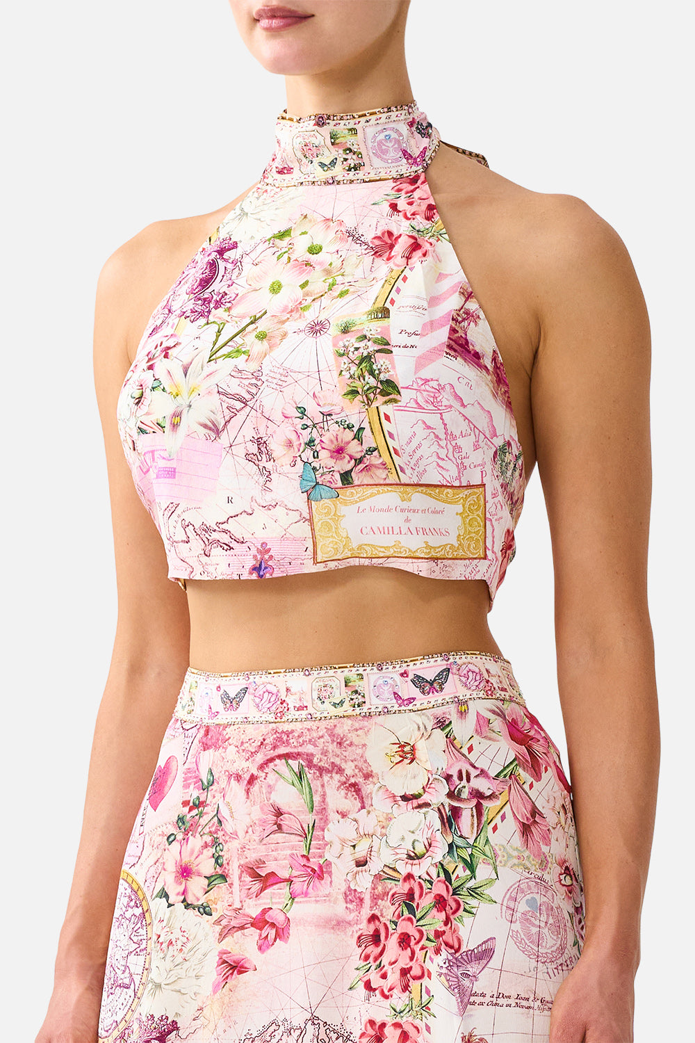 HALTER TIE BACK TOP JOURNAL DE VOYAGE