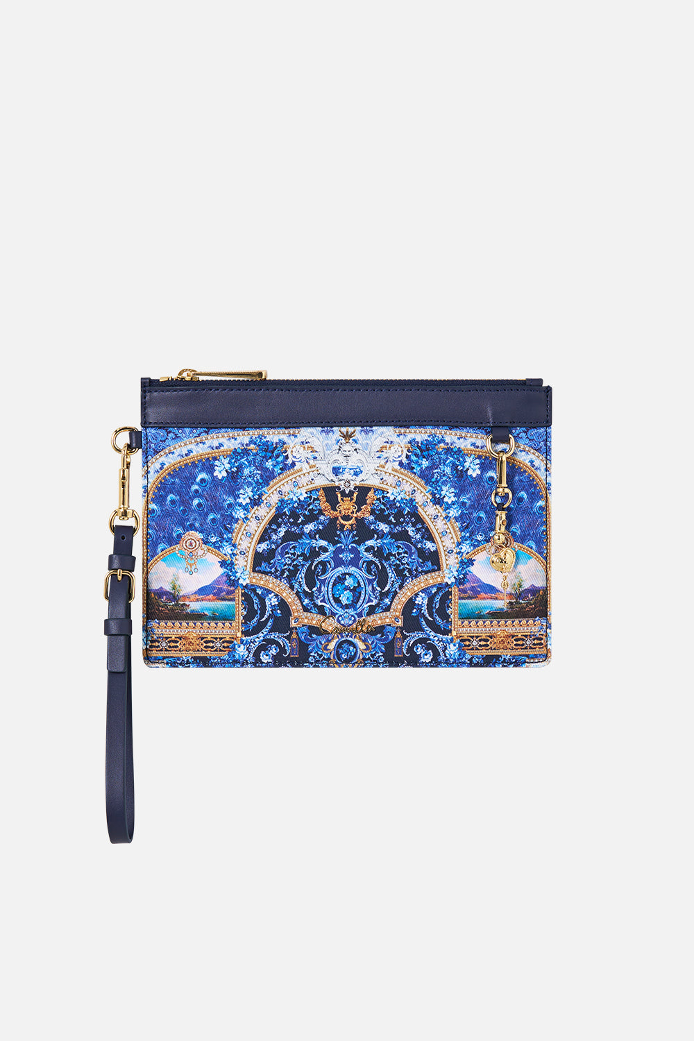 CLUTCH WITH WRISTLET SWEET SACRÉ BLEU