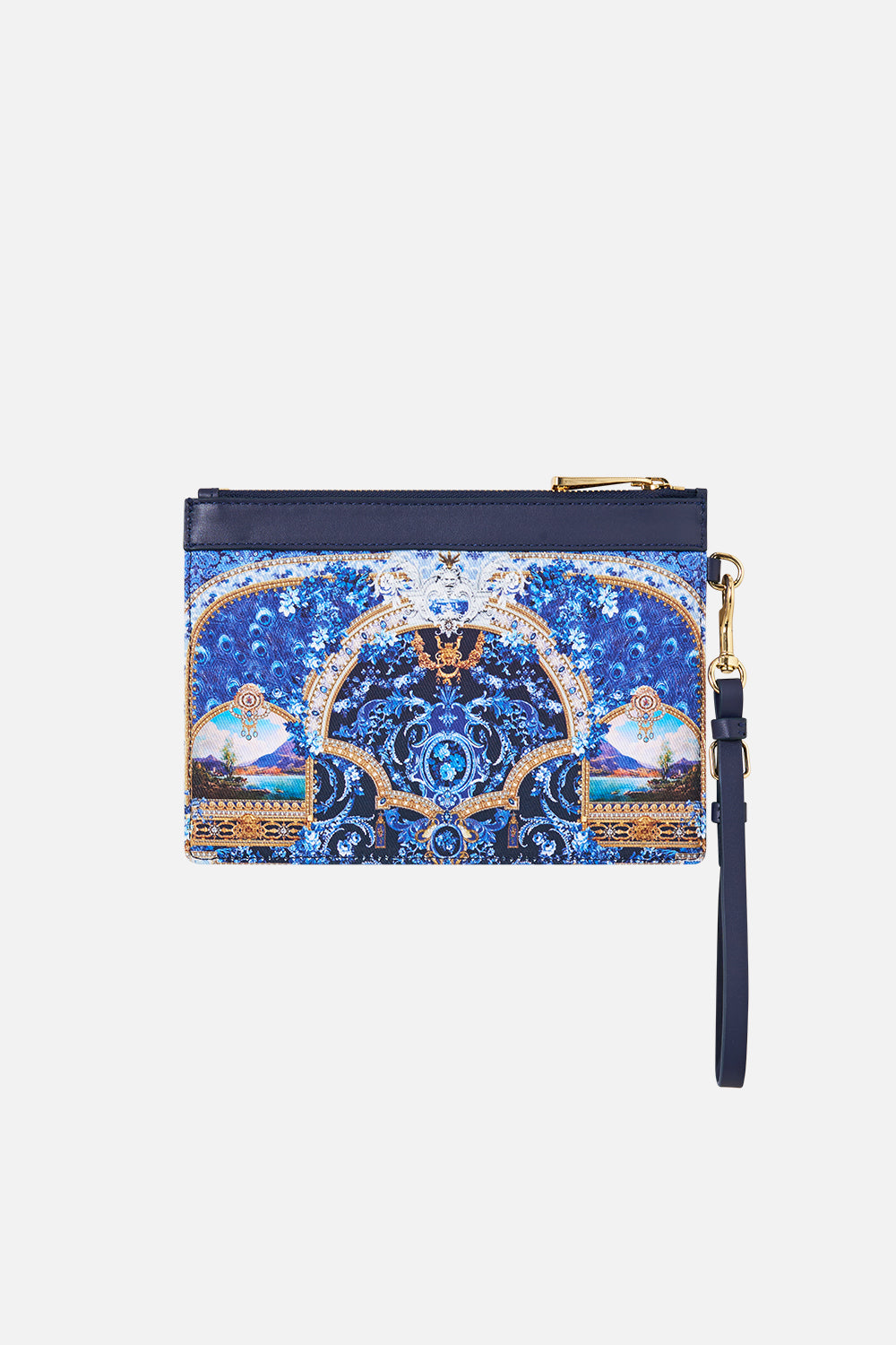CLUTCH WITH WRISTLET SWEET SACRÉ BLEU