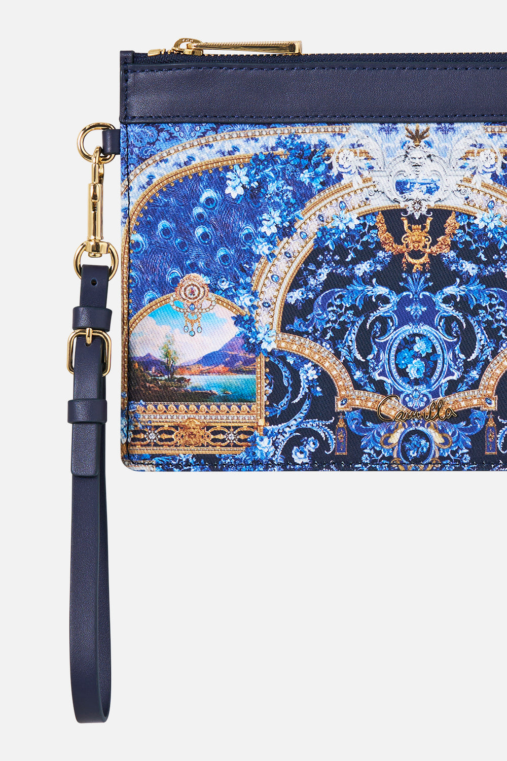 CLUTCH WITH WRISTLET SWEET SACRÉ BLEU