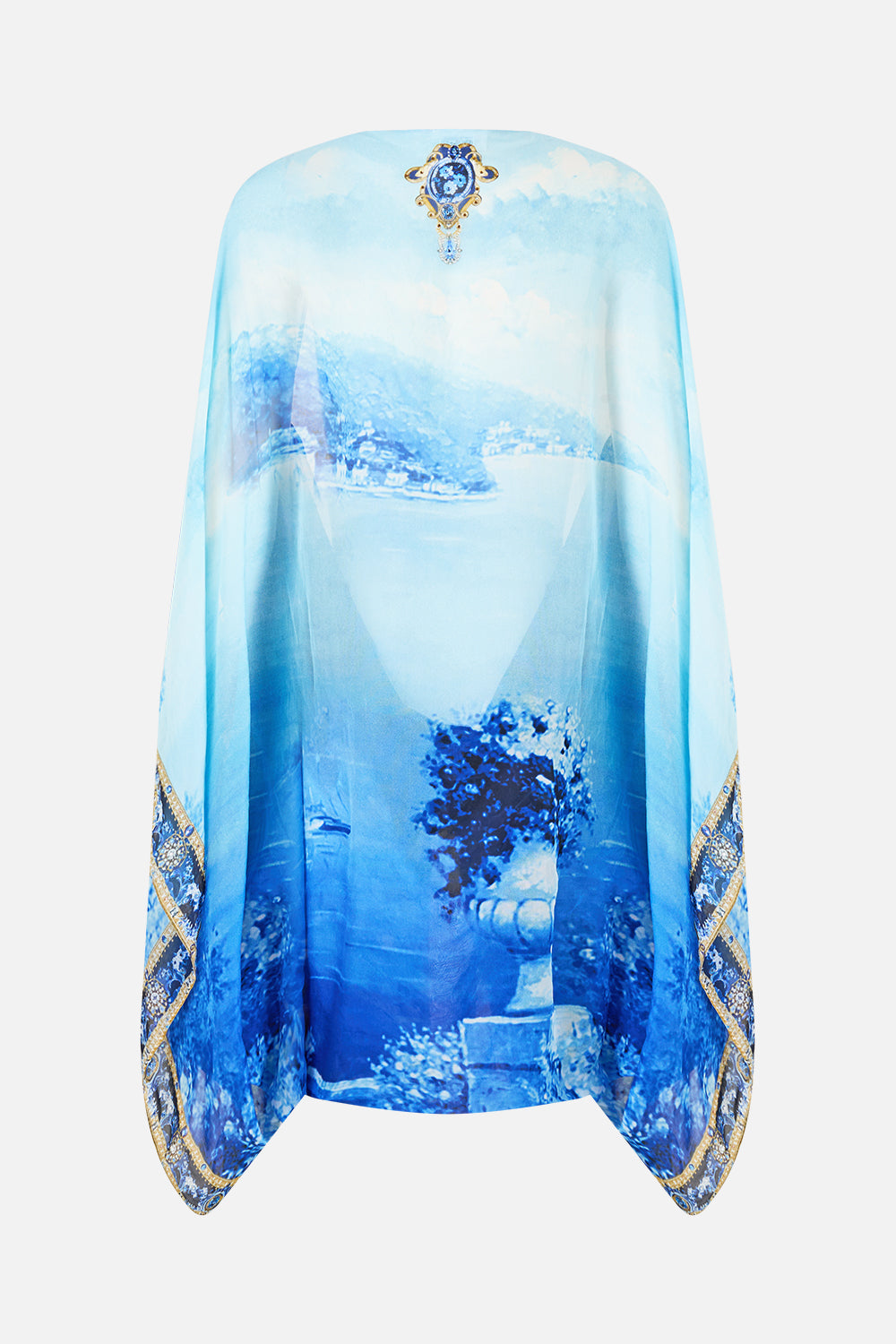 SILK CHIFFON SHRUG SWEET SACRÉ BLEU
