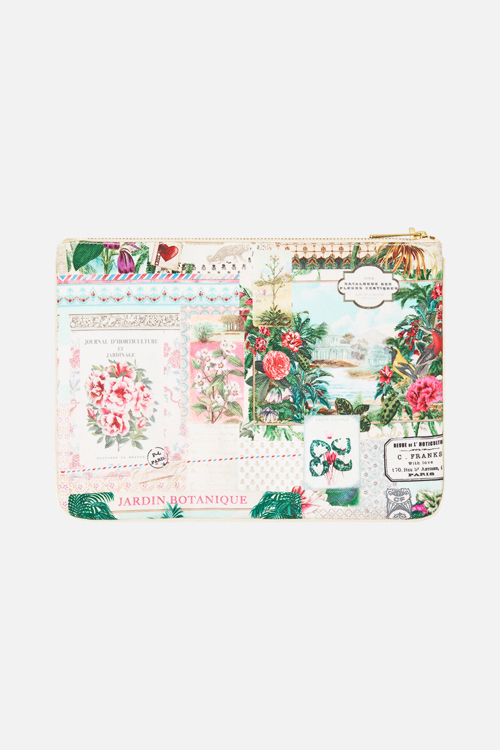 SMALL CANVAS CLUTCH LA BELLE BOTANIQUE