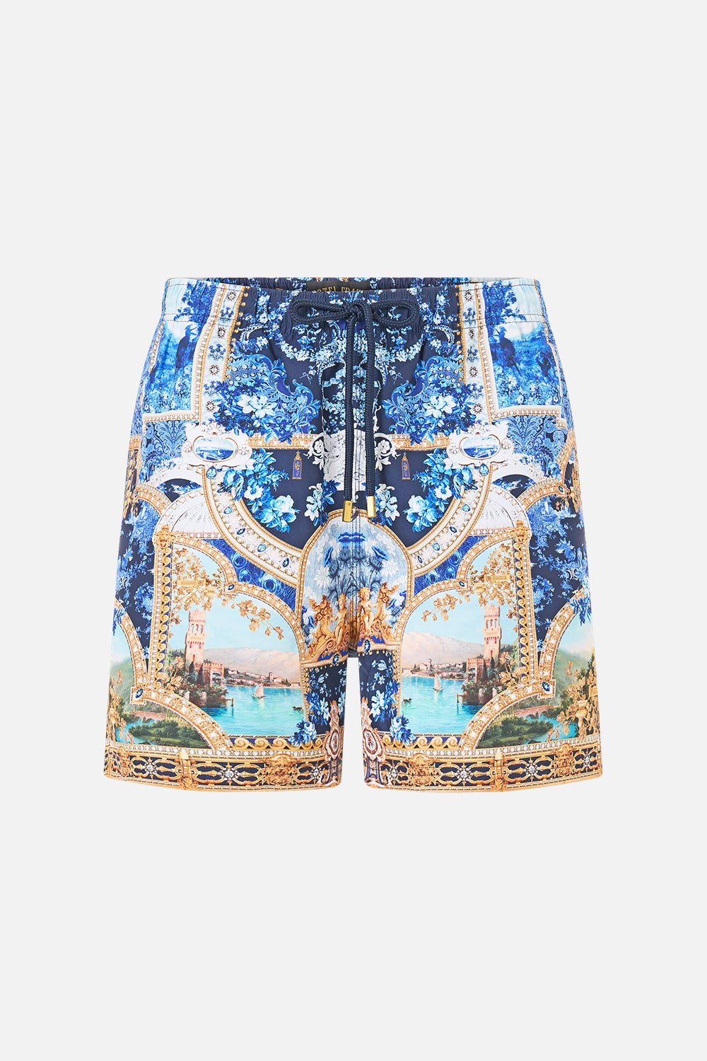 MID LENGTH BOARDSHORT WITH ELASTIC WAIST SWEET SACRÉ BLEU