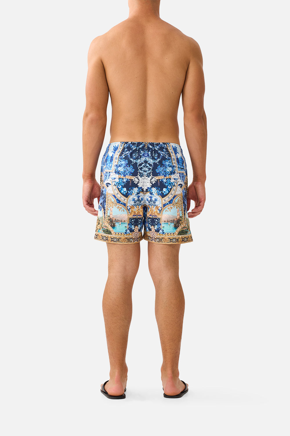 MID LENGTH BOARDSHORT WITH ELASTIC WAIST SWEET SACRÉ BLEU