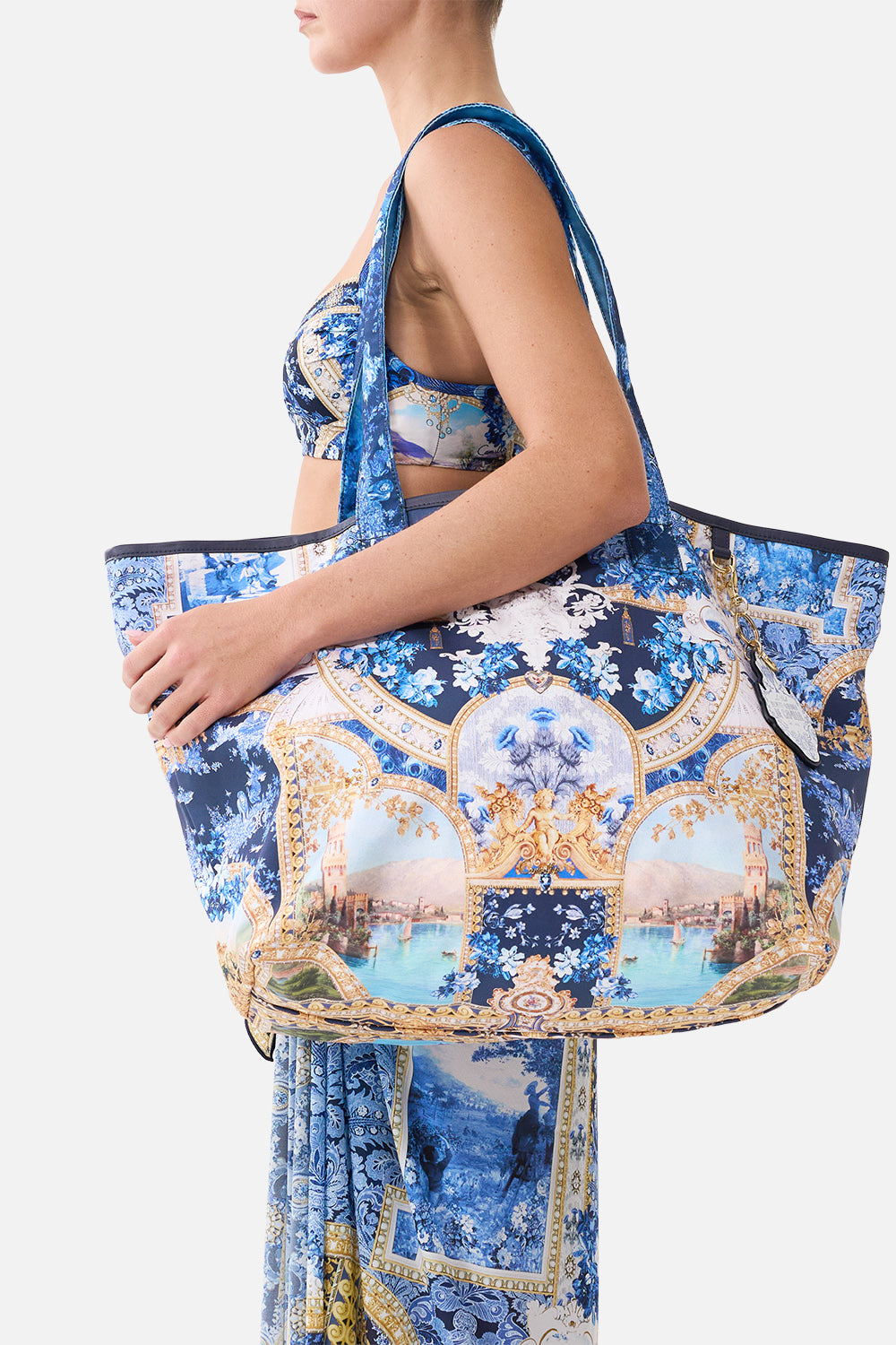 REVERSIBLE TOTE WITH COIN PURSE SWEET SACRÉ BLEU