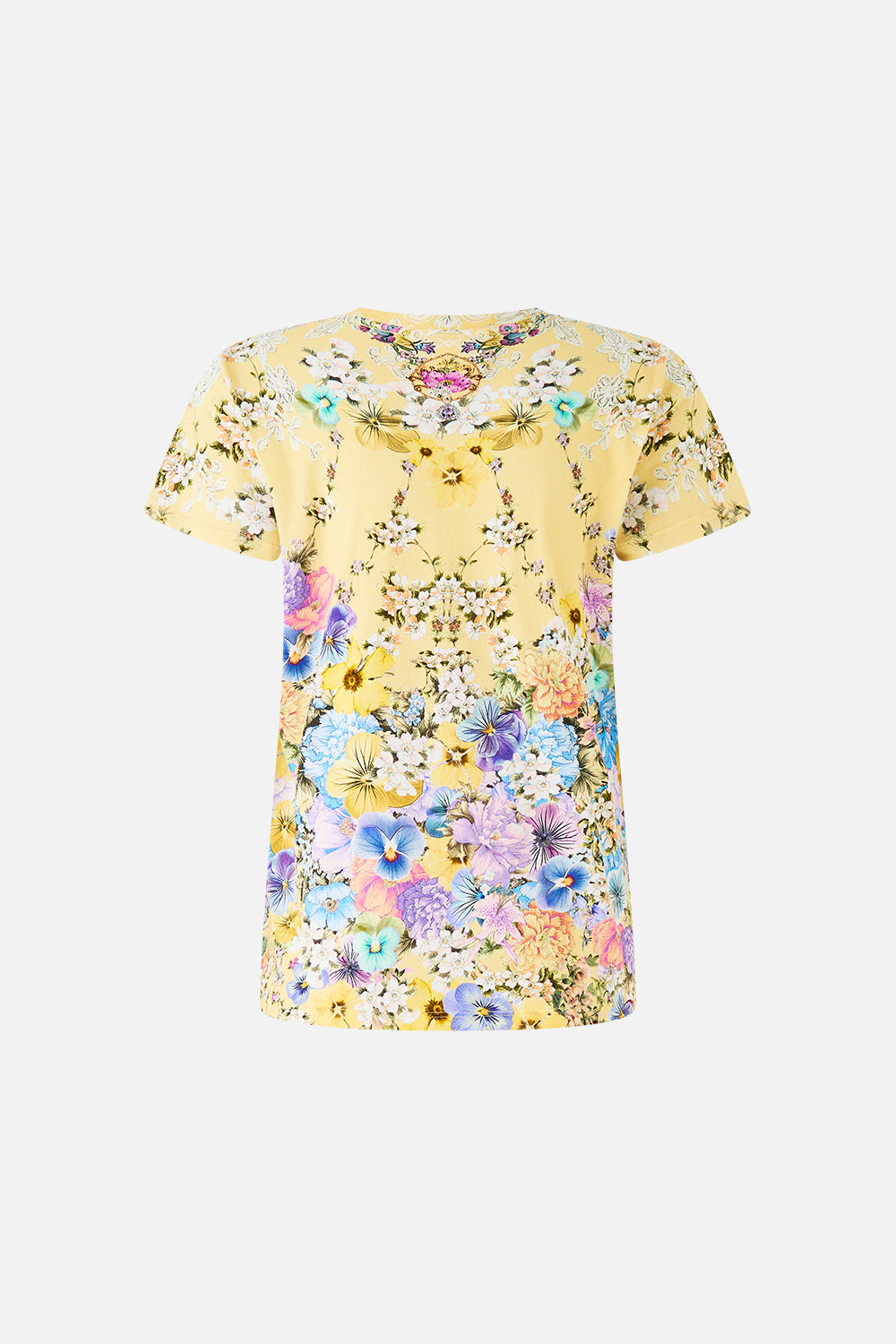 The CAMILLA SLIM FIT ROUND NECK T-SHIRT DARLING BUDS