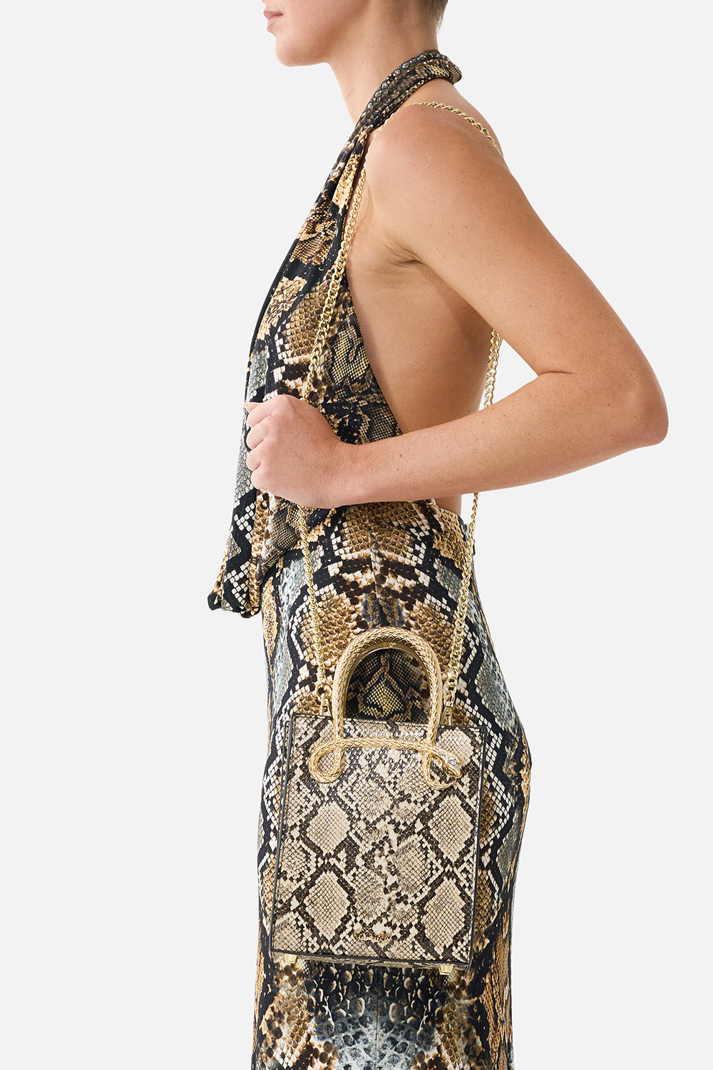 MINI NORTH SOUTH TOTE ANIMALIA HEIRLOOMS