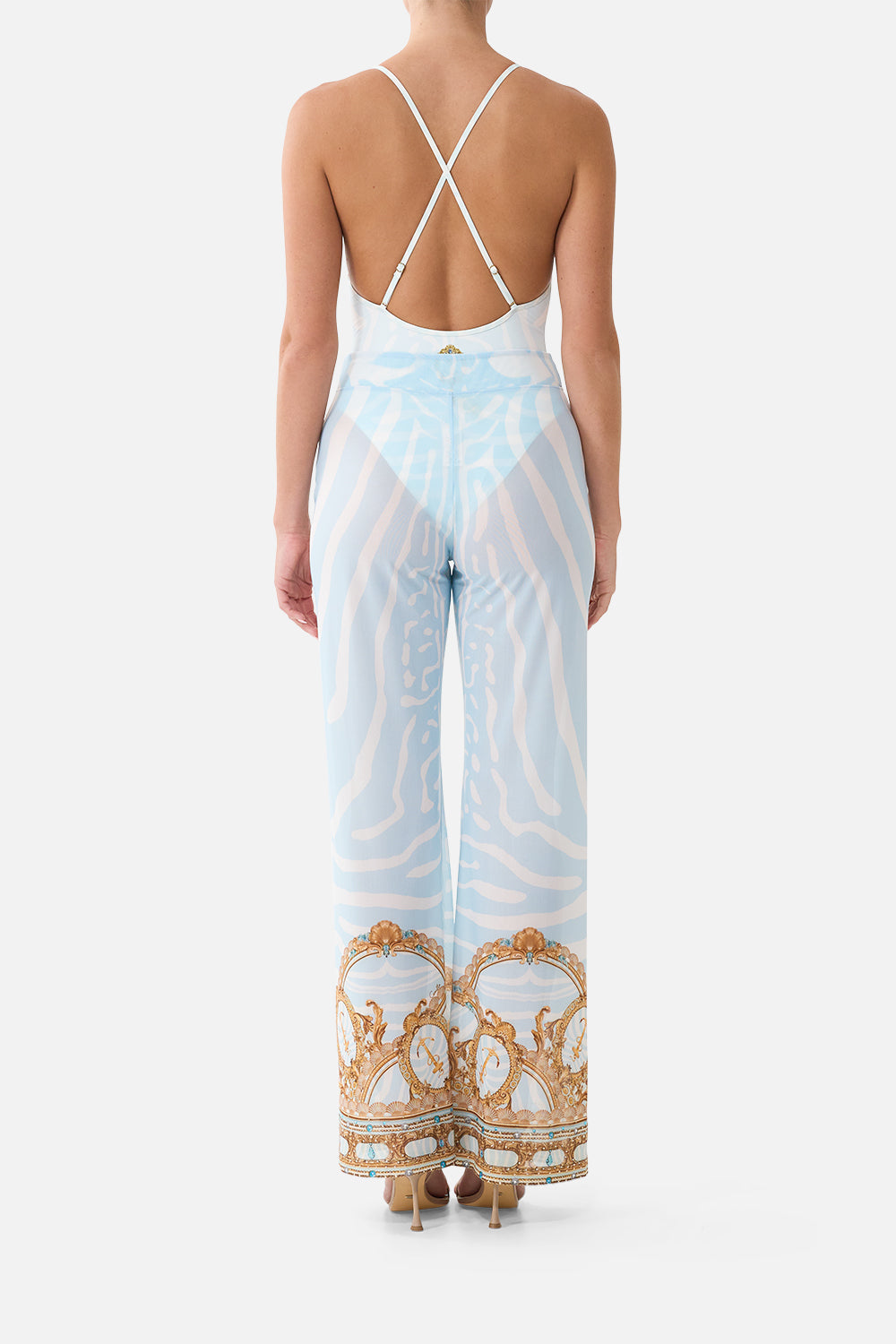 MESH STRAIGHT LEG BEACH PANT SPIRIT OF STRIPES