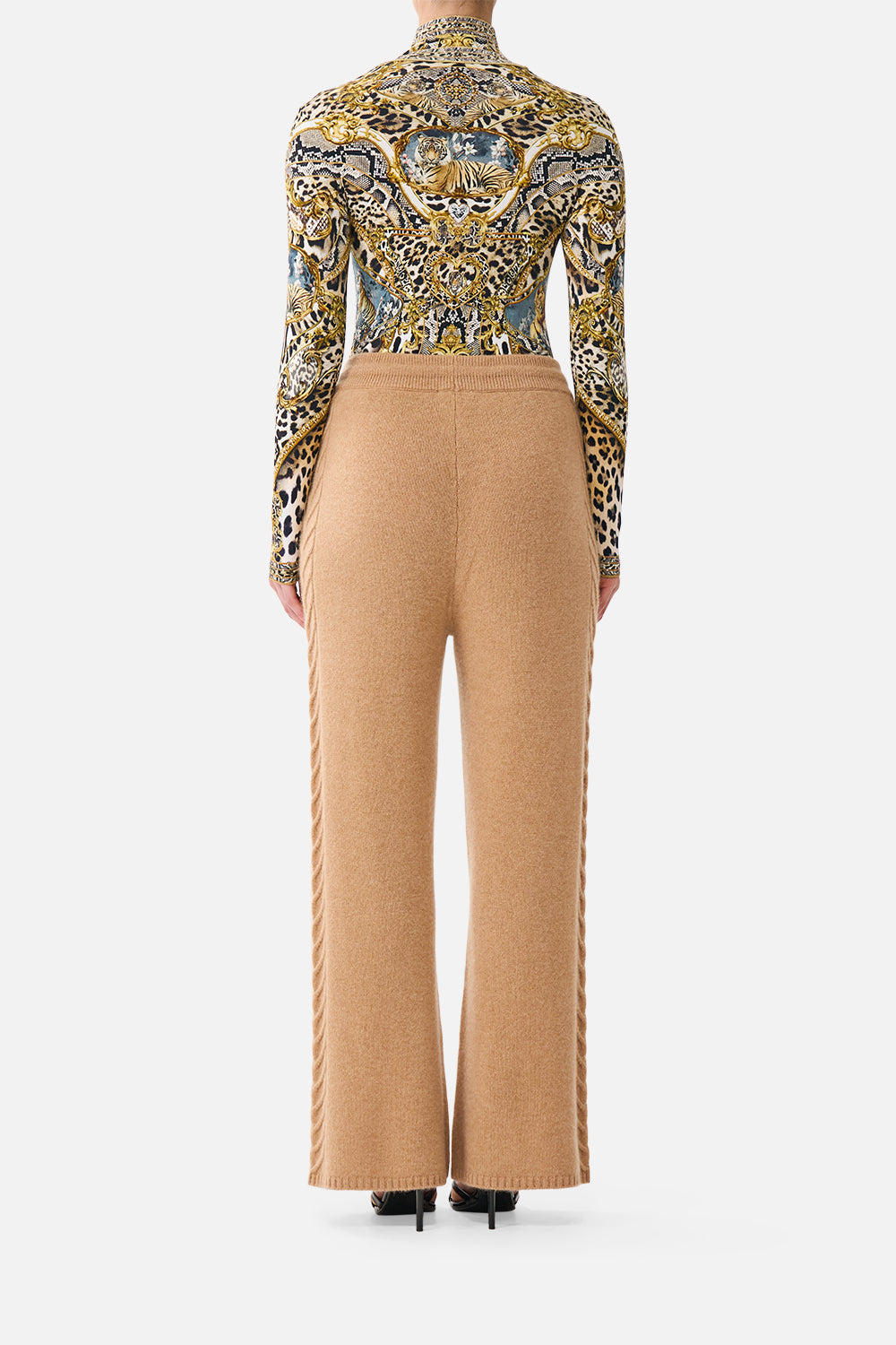 JERSEY TURTLENECK LEOPARD LIBERTINE