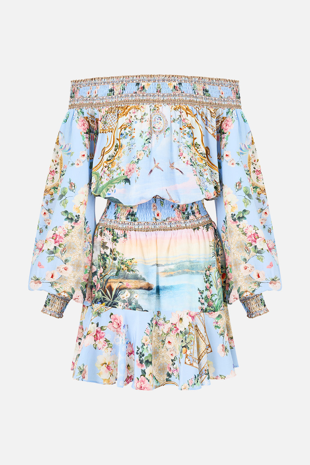 OFF SHOULDER SHORT DRESS SISI SOCIETY