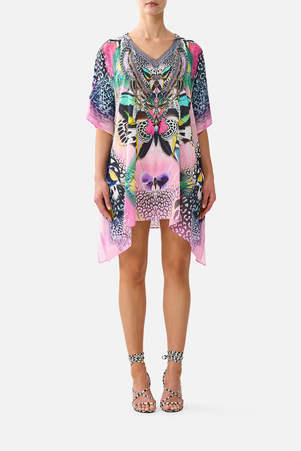 SHORT HOODED KAFTAN MILLAMORPHOSIS
