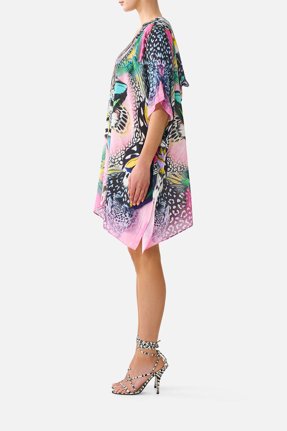 SHORT HOODED KAFTAN MILLAMORPHOSIS