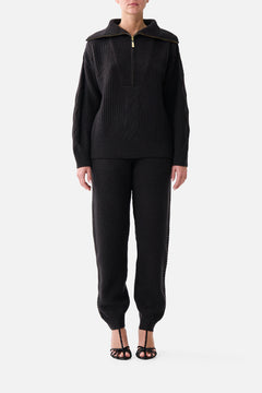 KNIT JOGGER PANT NIGHT GARDEN