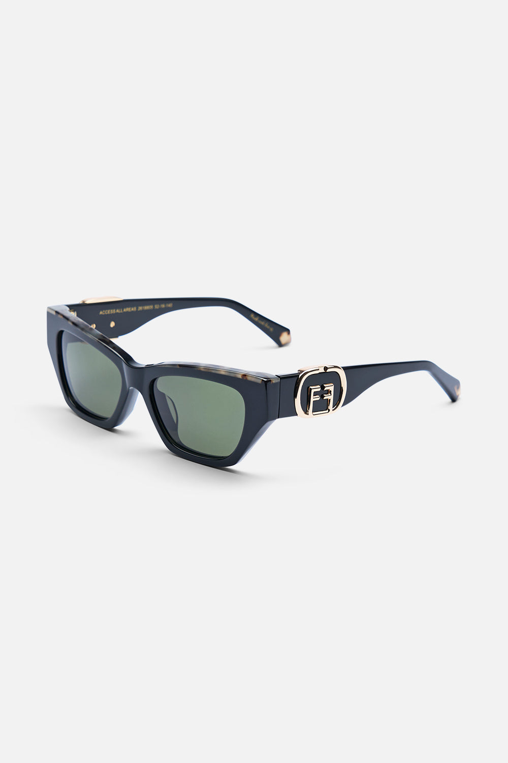 The CAMILLA ACCESS ALL AREAS SUNGLASSES BLACK / COOKIE TORTBLACK / COOKIE TORT