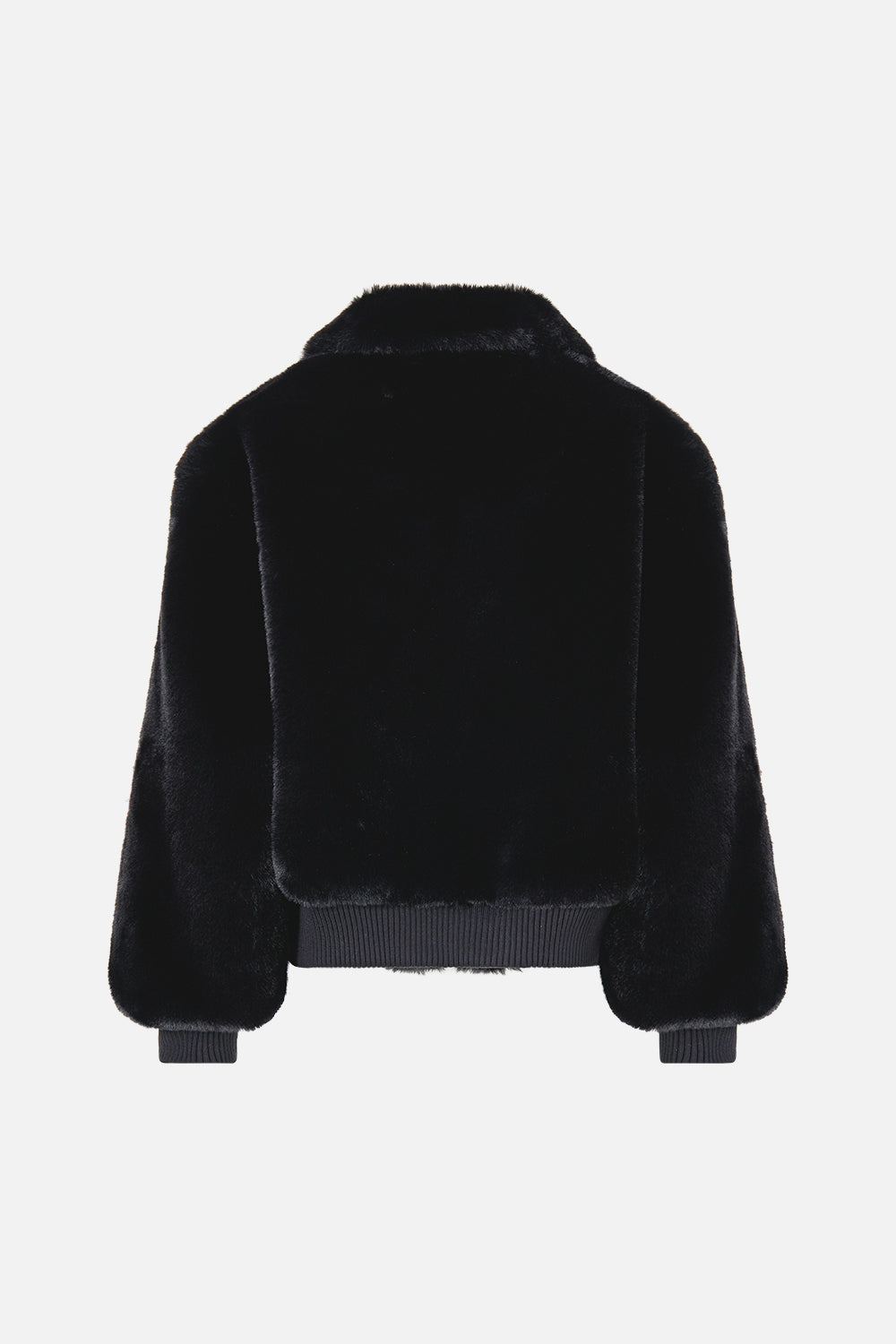 The CAMILLA FAUX FUR BOMBER WITH POCKET DETAILS FIESTA, SIESTA, REPEAT