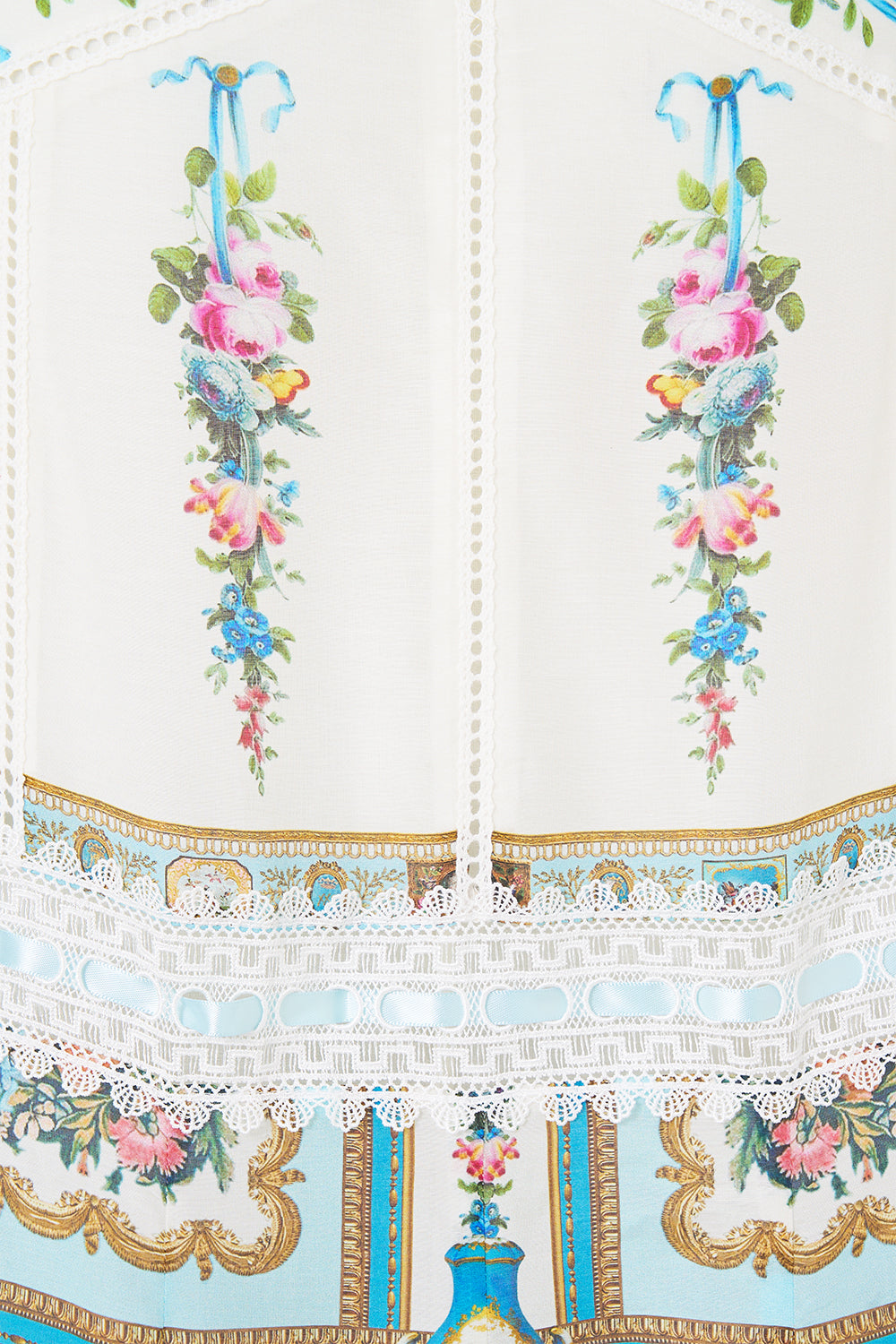 The CAMILLA Flared Maxi Skirt With Godets in our Art For The Artisans print.