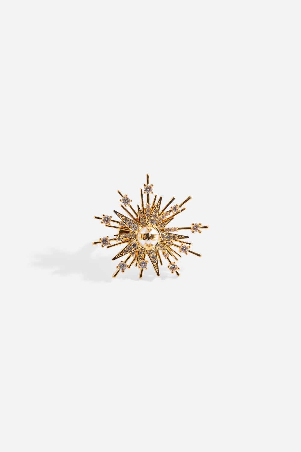 The CAMILLA EMPRESS OF LIGHT CRYSTAL RING GOLDGOLD