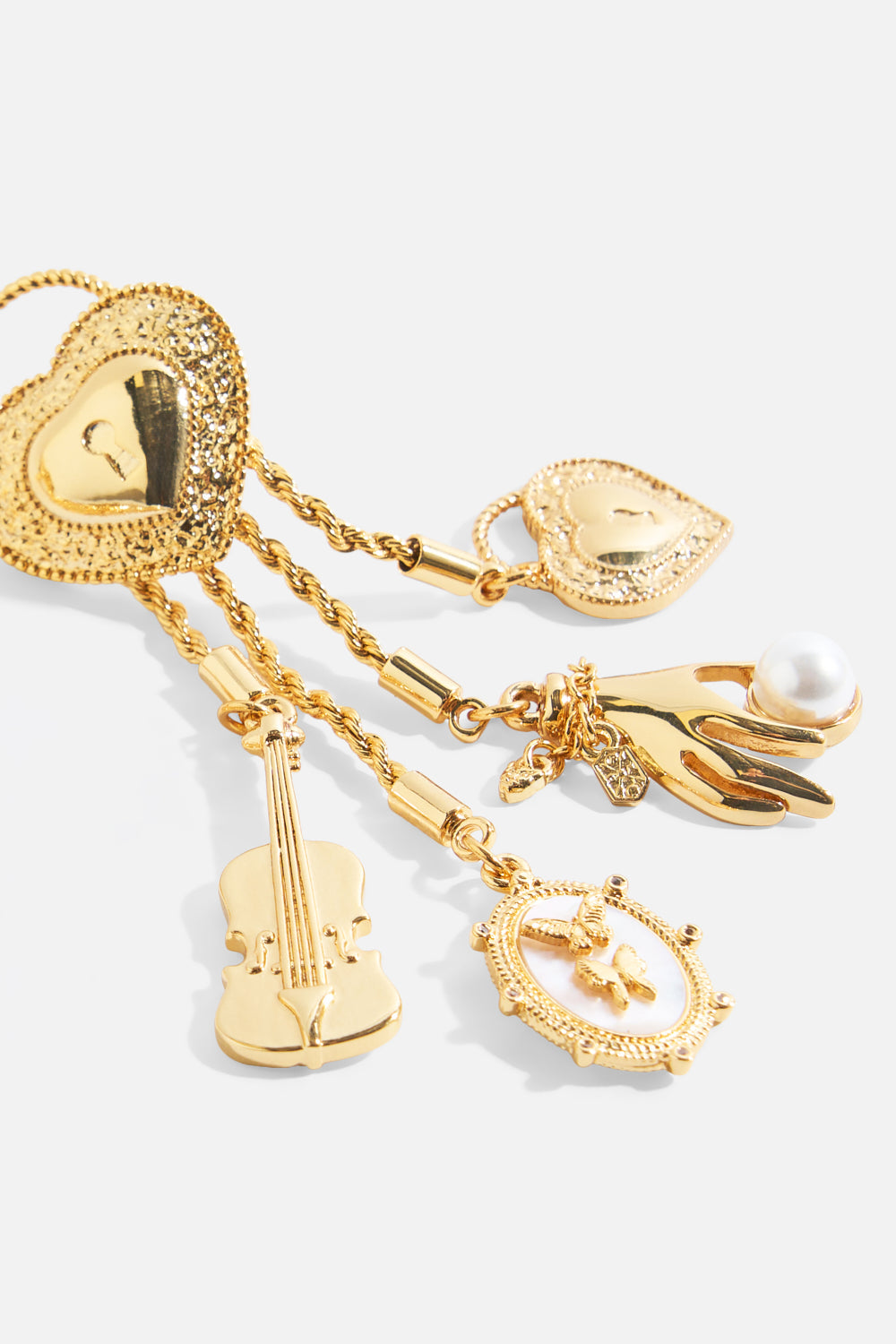 The CAMILLA PALAIS AETHERIA CHARM EARRINGS GOLD