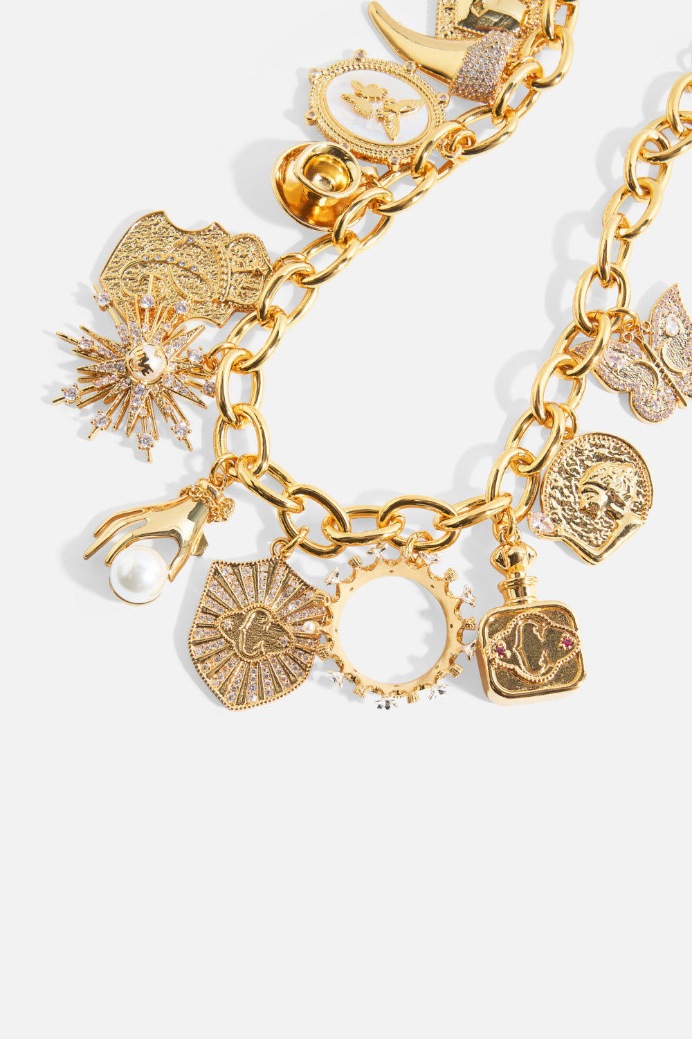 The CAMILLA PALAIS AETHERIA CHARM NECKLACE GOLD