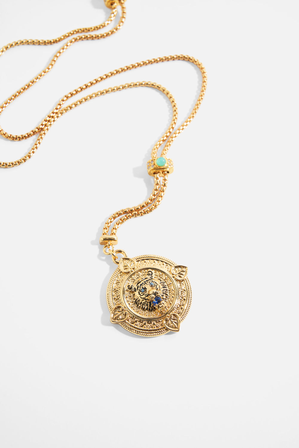 The CAMILLA IMPERIAL IDOL JAGGI PENDANT NECKLACE GOLD