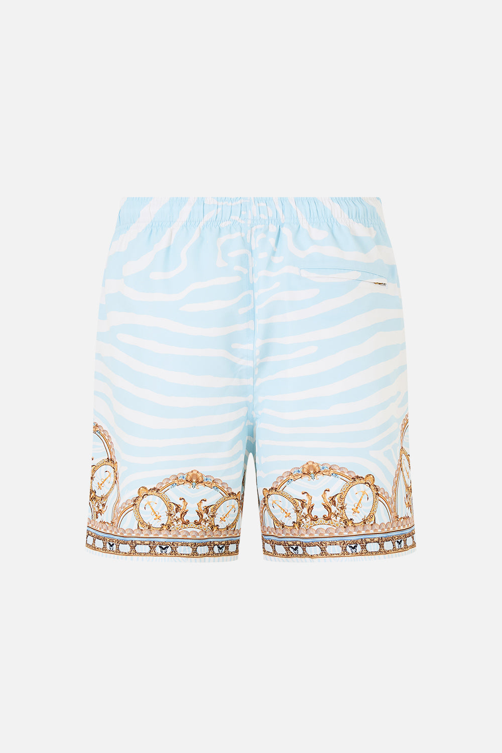MID LENGTH BOARDSHORT WITH ELASTIC WAIST SPIRIT OF STRIPES