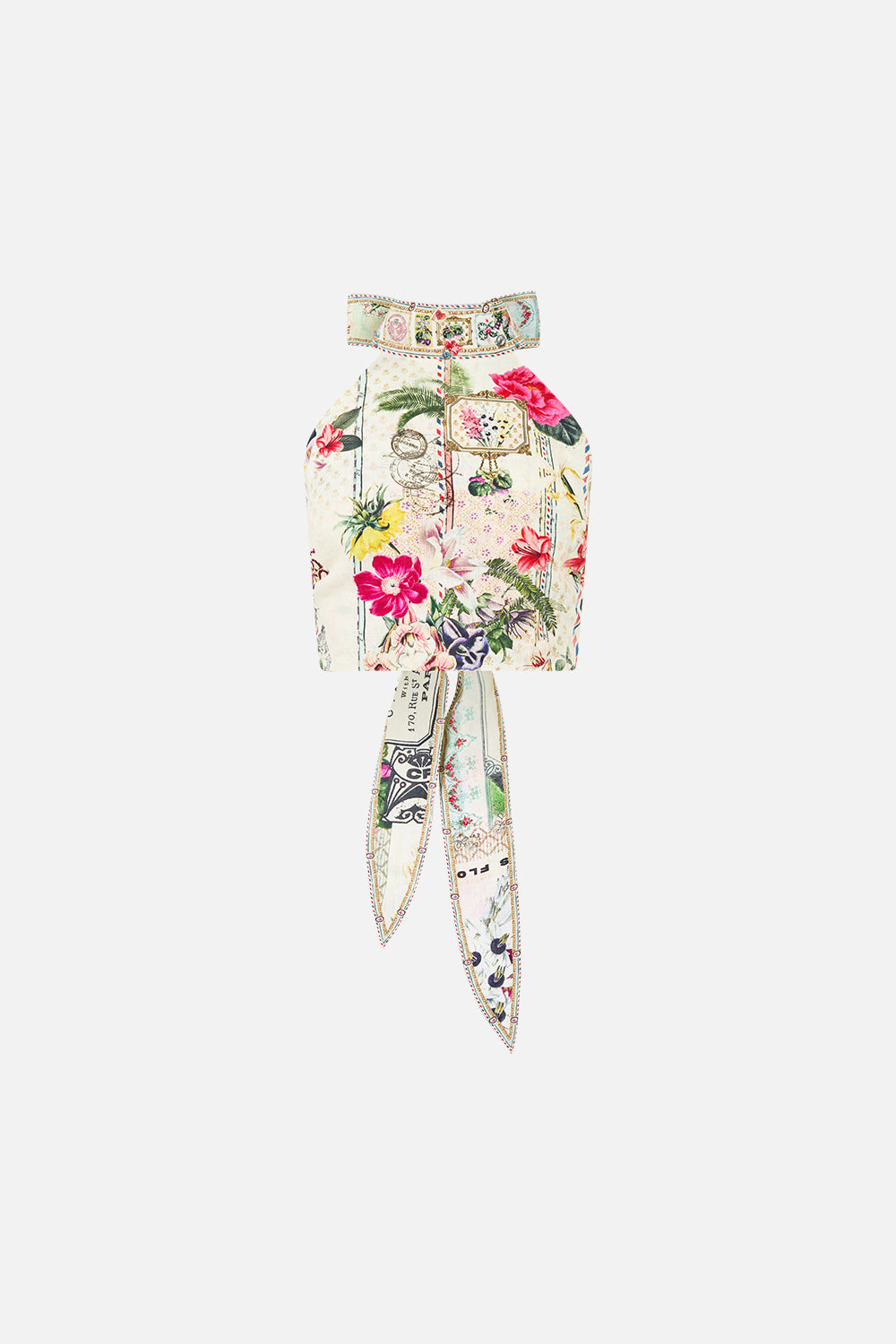 HALTER TIE BACK TOP LA BELLE BOTANIQUE