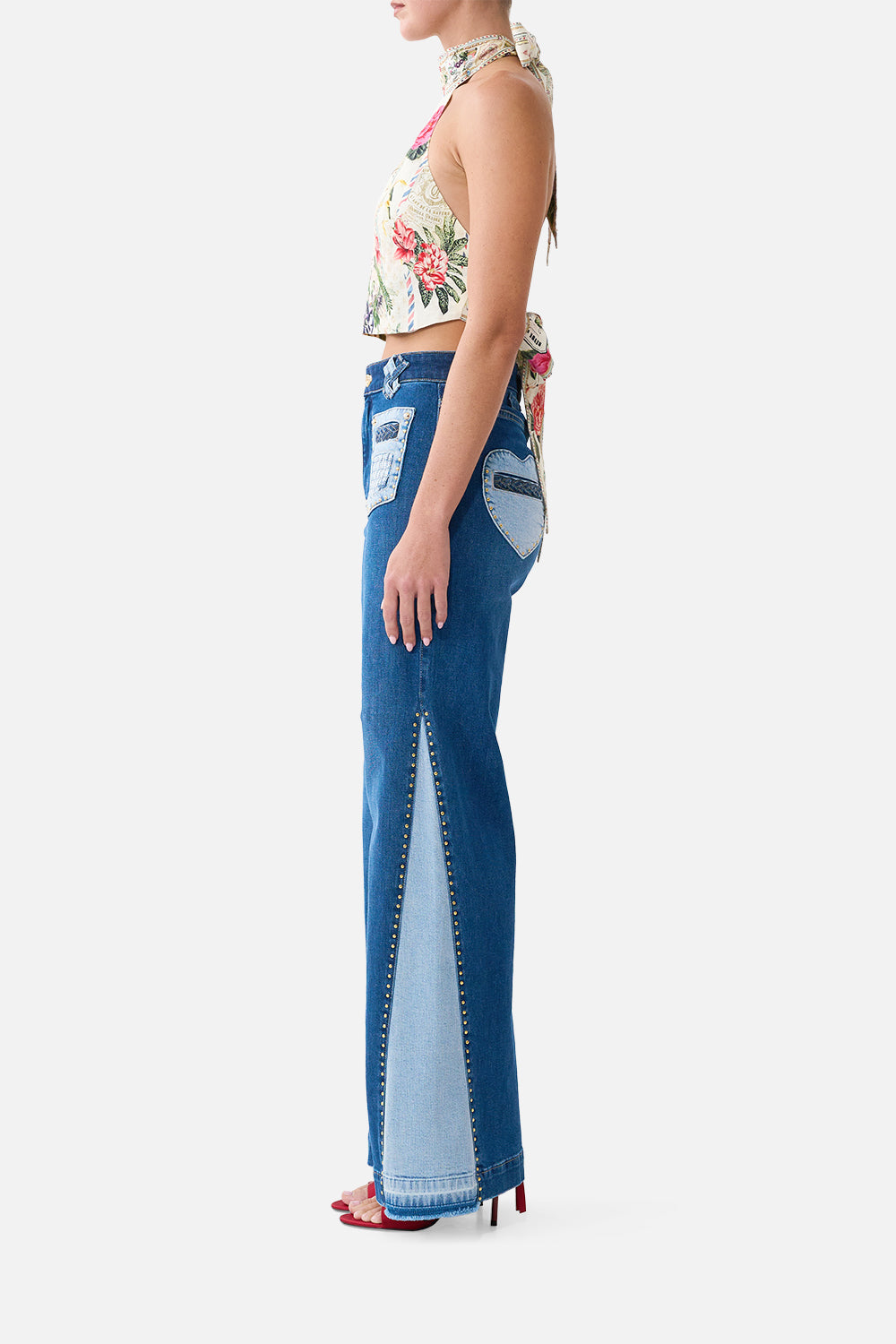 HALTER TIE BACK TOP LA BELLE BOTANIQUE