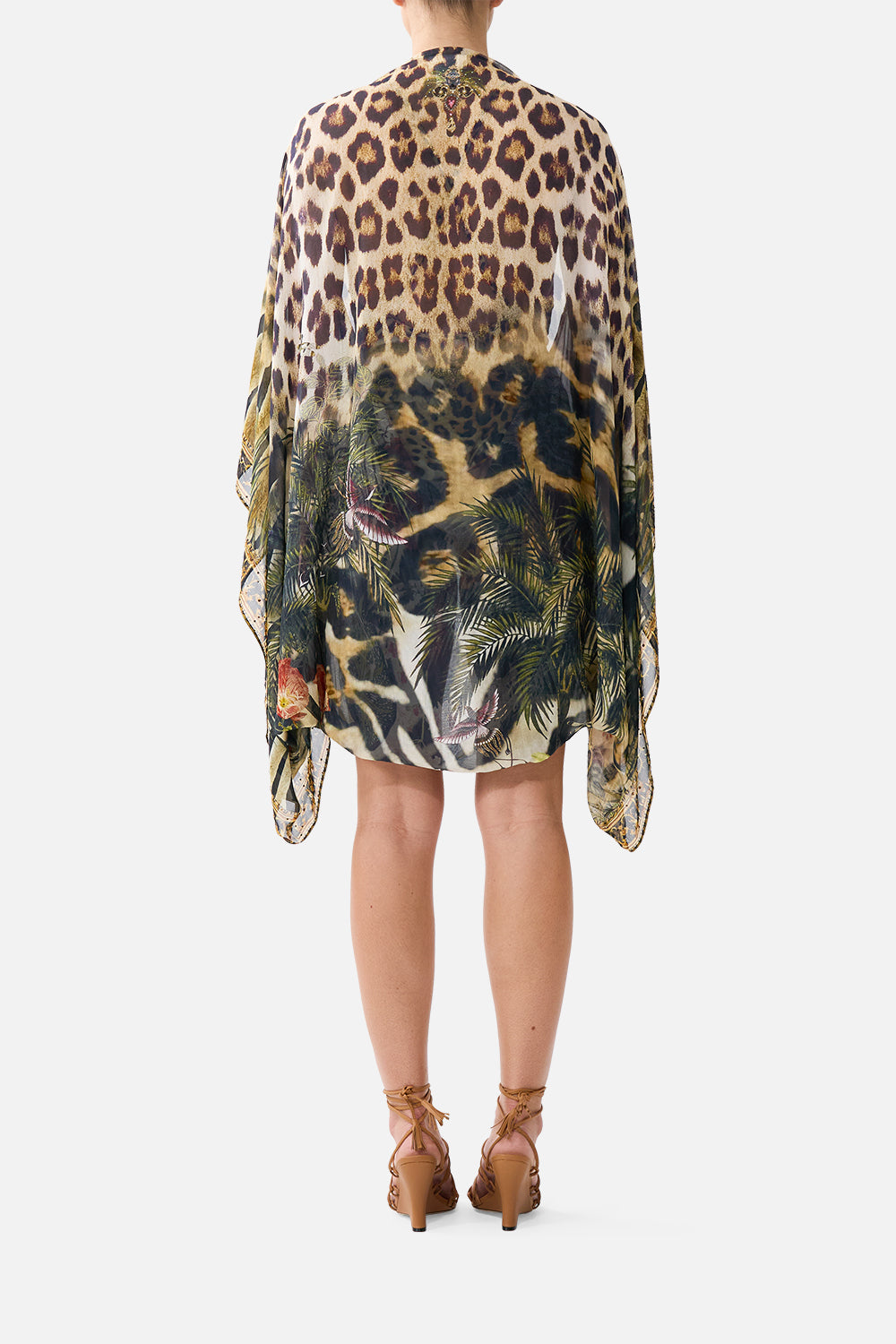 SILK CHIFFON SHRUG LEOTIGRA LAND