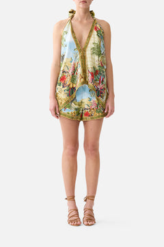 SCARF TIE TOP WANDERLUST EMPIRE